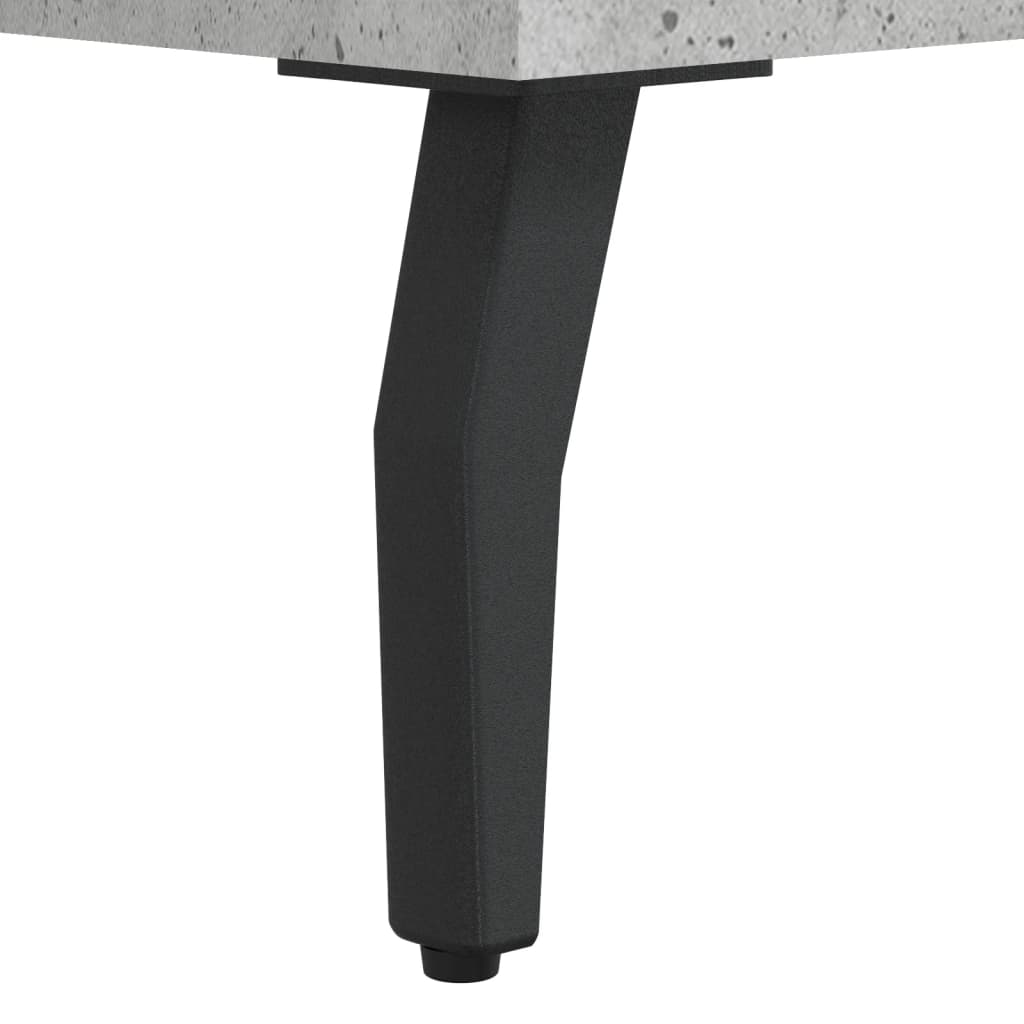 Skjenk betonggrå 69,5x34x90 cm konstruert tre vidaXL