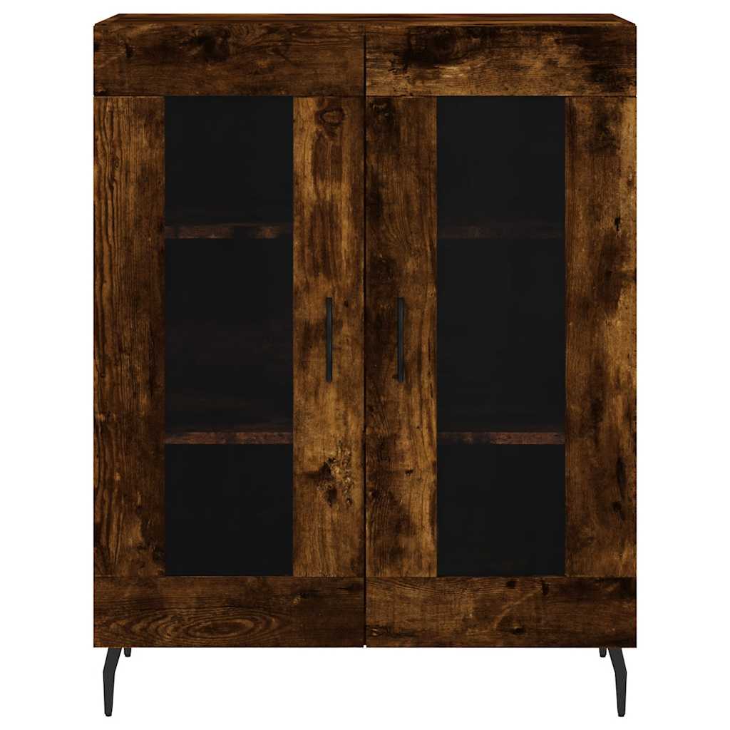 Skjenk røkt eik 69,5x34x90 cm konstruert tre