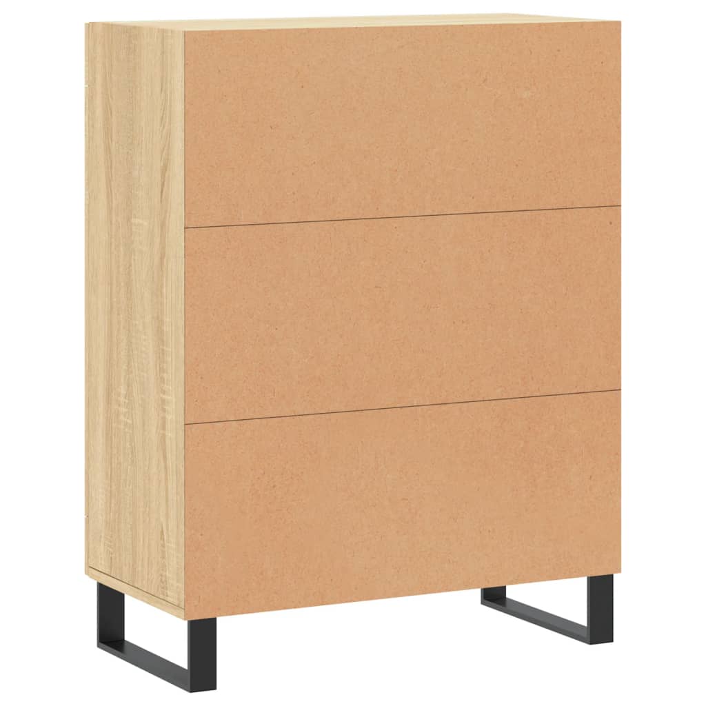 Skjenk sonoma eik 69,5x34x90 cm konstruert tre