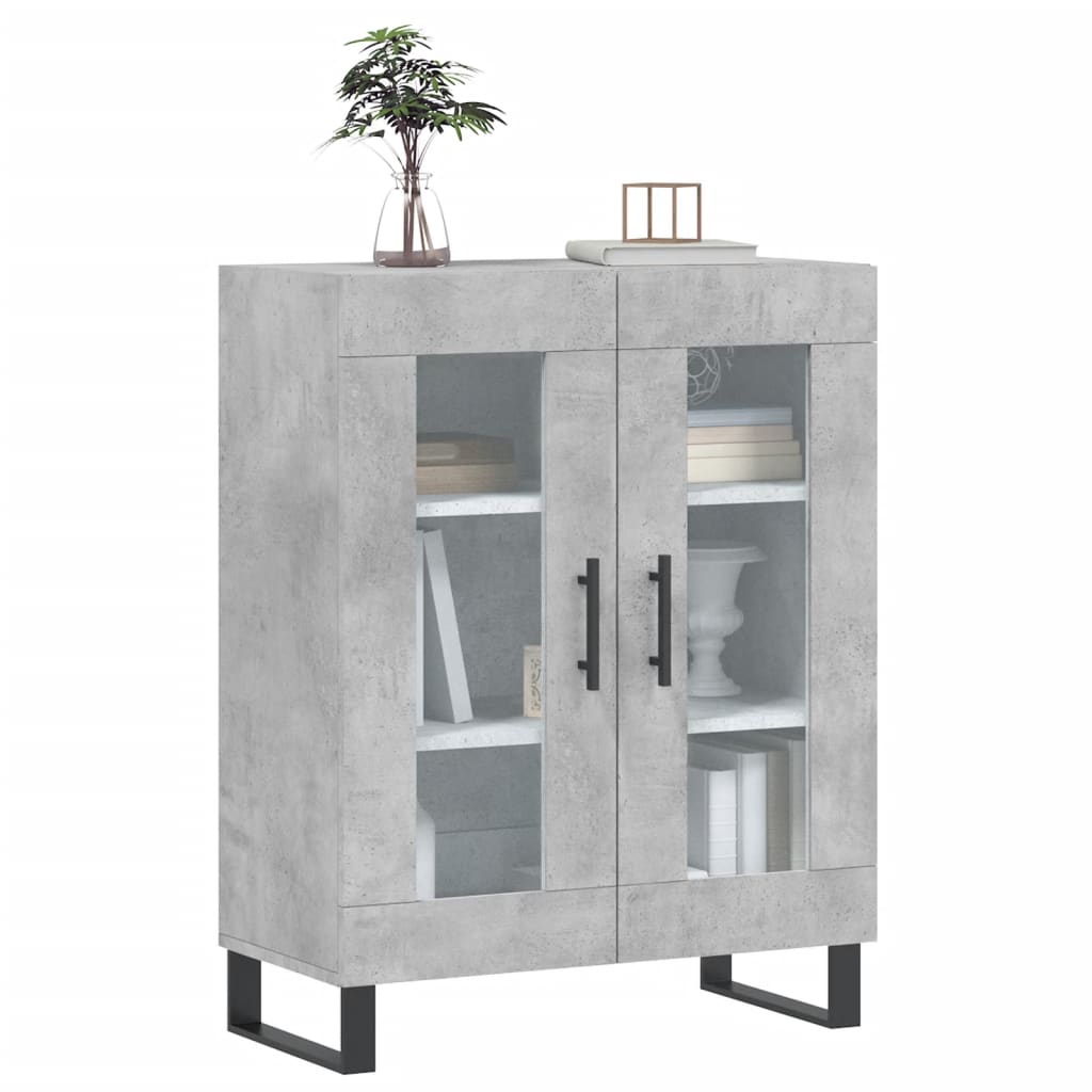 Skjenk betonggrå 69,5x34x90 cm konstruert tre