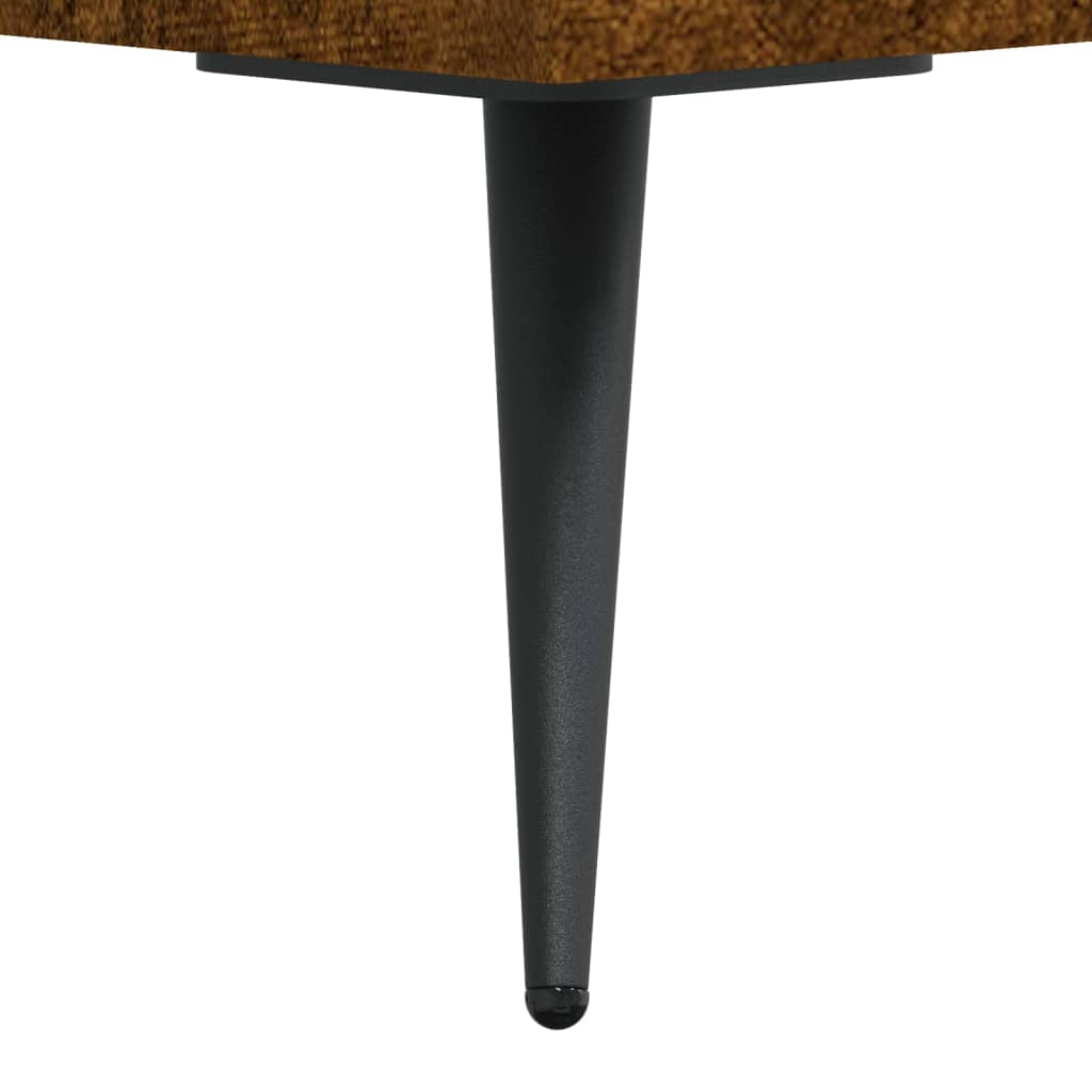 Kommode røkt eik 69,5x34x90 cm konstruert tre