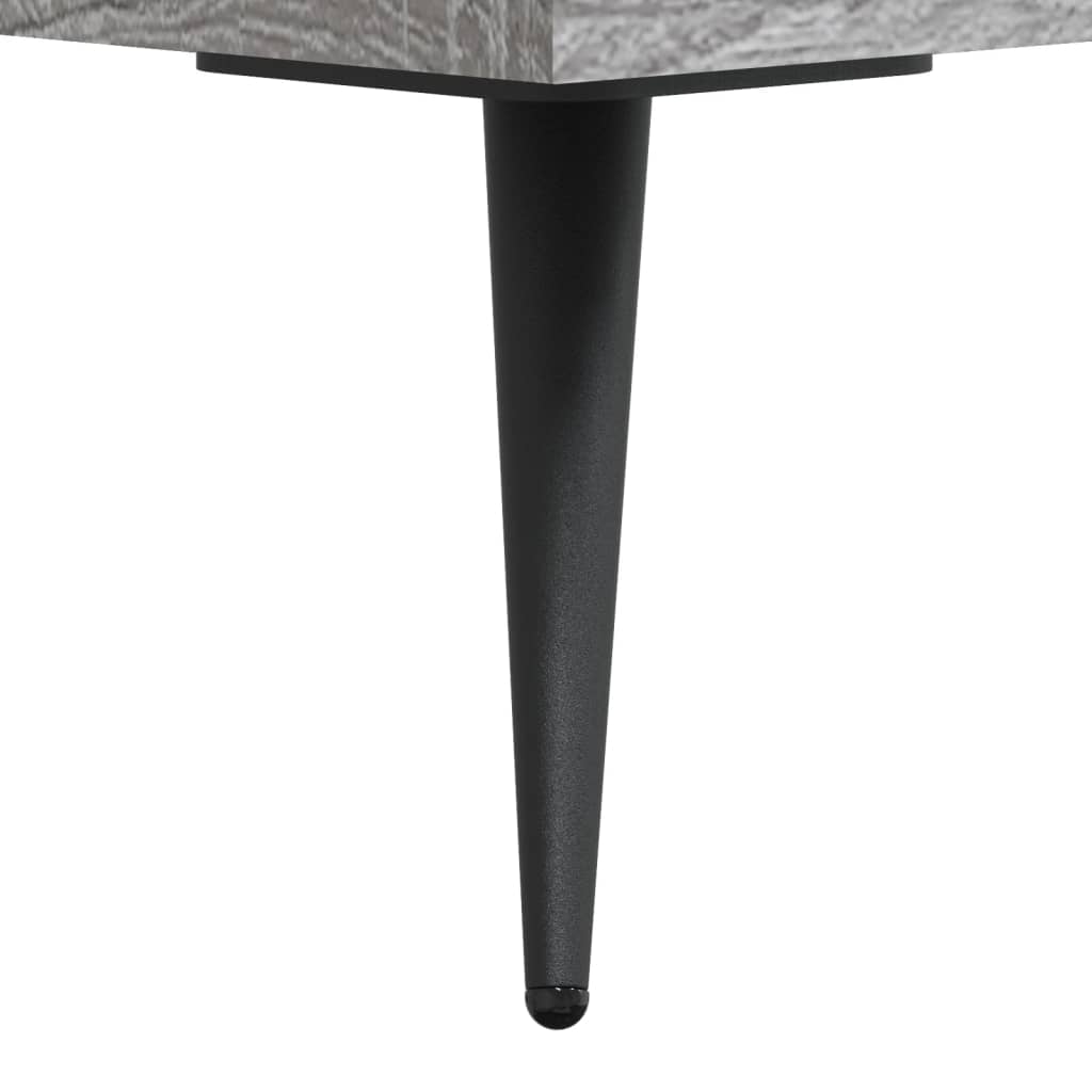 Kommode grå sonoma 69,5x34x90 cm konstruert tre