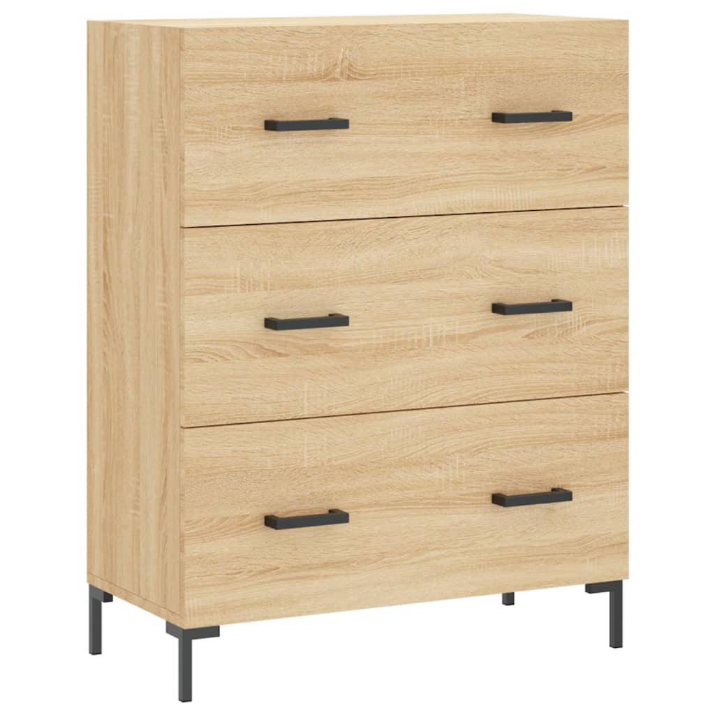 Skjenk sonoma eik 69,5x34x90 cm konstruert tre