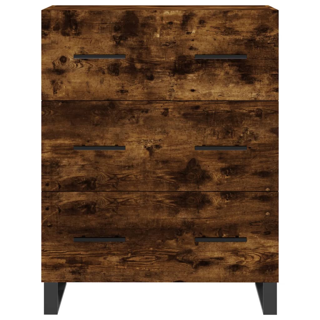 Skjenk røkt eik 69,5x34x90 cm konstruert tre