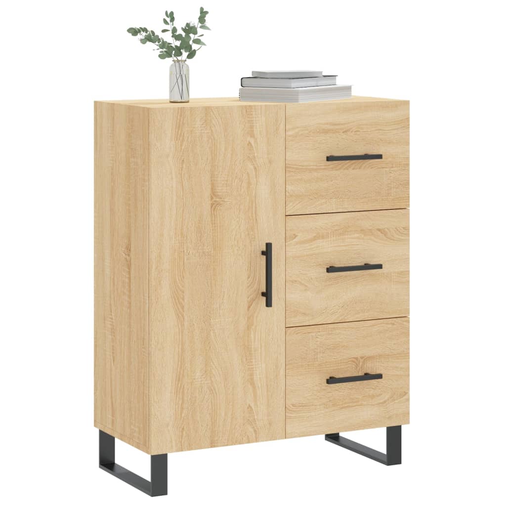 Skjenk sonoma eik 69,5x34x90 cm konstruert tre