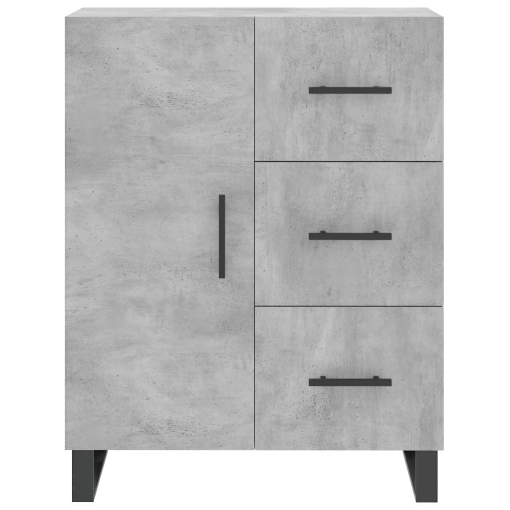 Skjenk betonggrå 69,5x34x90 cm konstruert tre