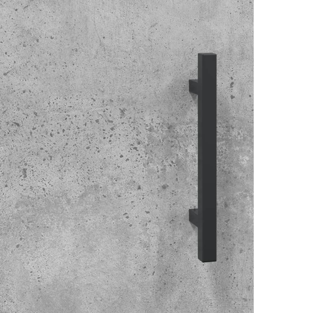 Skjenk betonggrå 69,5x34x90 cm konstruert tre