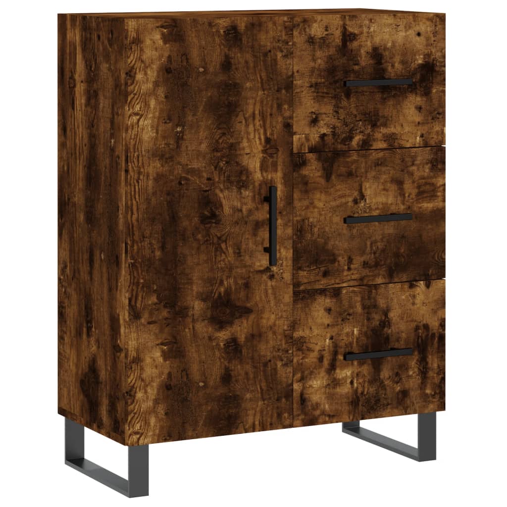 Skjenk røkt eik 69,5x34x90 cm konstruert tre