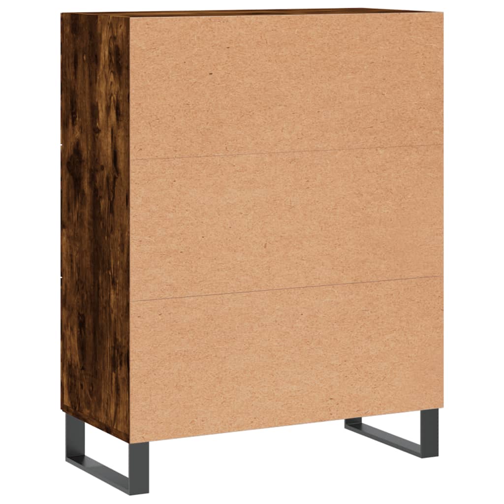 Skjenk røkt eik 69,5x34x90 cm konstruert tre