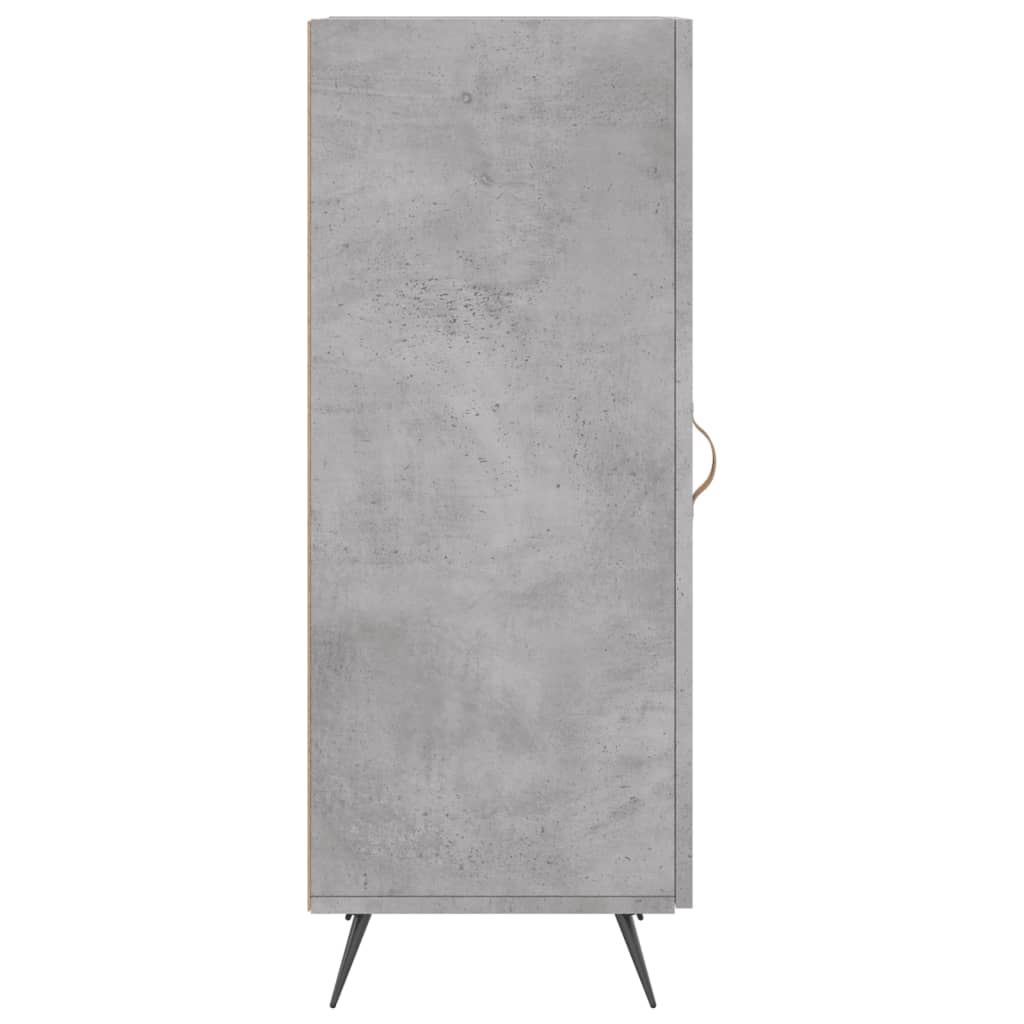 Skjenk betonggrå 34,5x34x90 cm konstruert tre