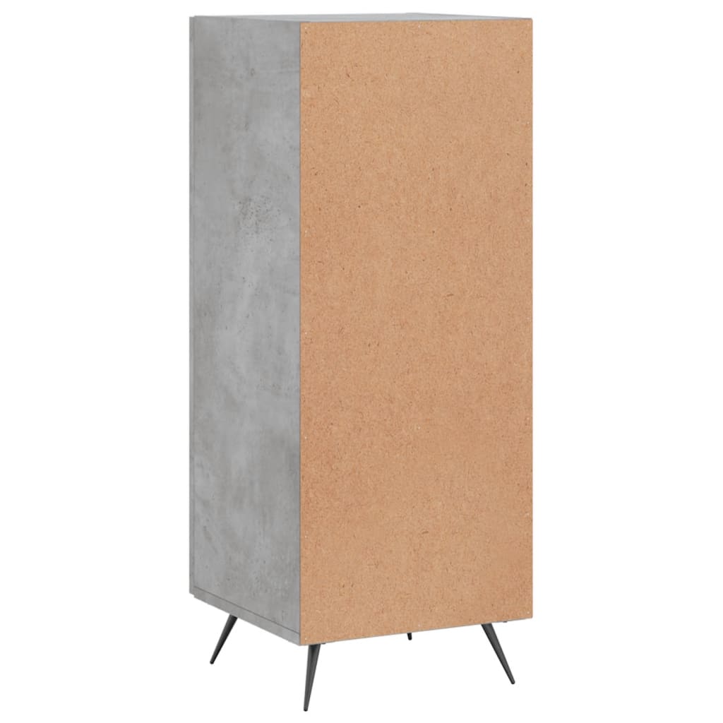 Skjenk betonggrå 34,5x34x90 cm konstruert tre