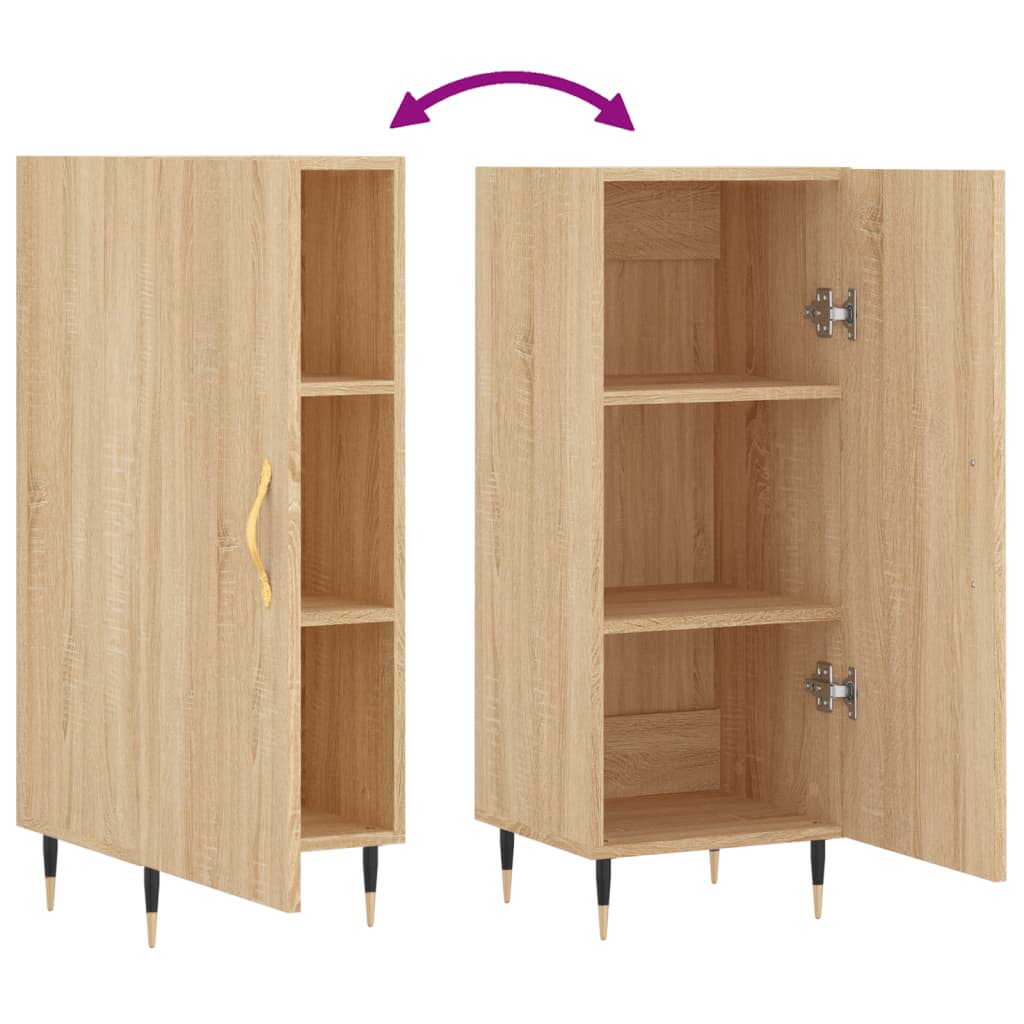 Skjenk sonoma eik 34,5x34x90 cm konstruert tre