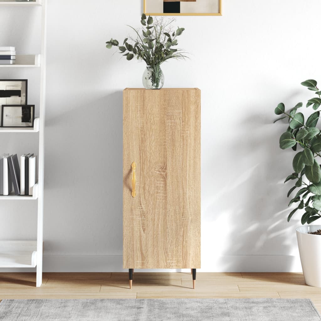 Skjenk sonoma eik 34,5x34x90 cm konstruert tre