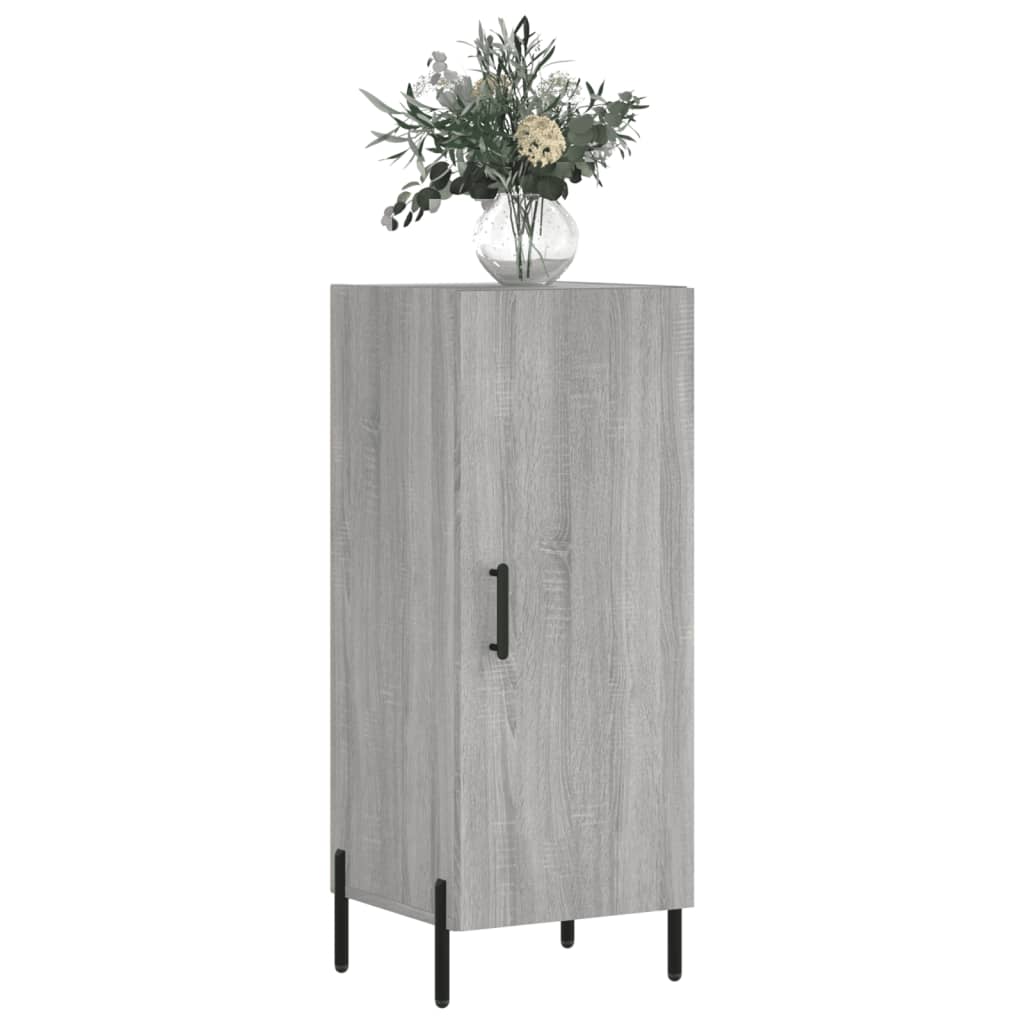 Skjenk grå sonoma 34,5x34x90 cm konstruert tre