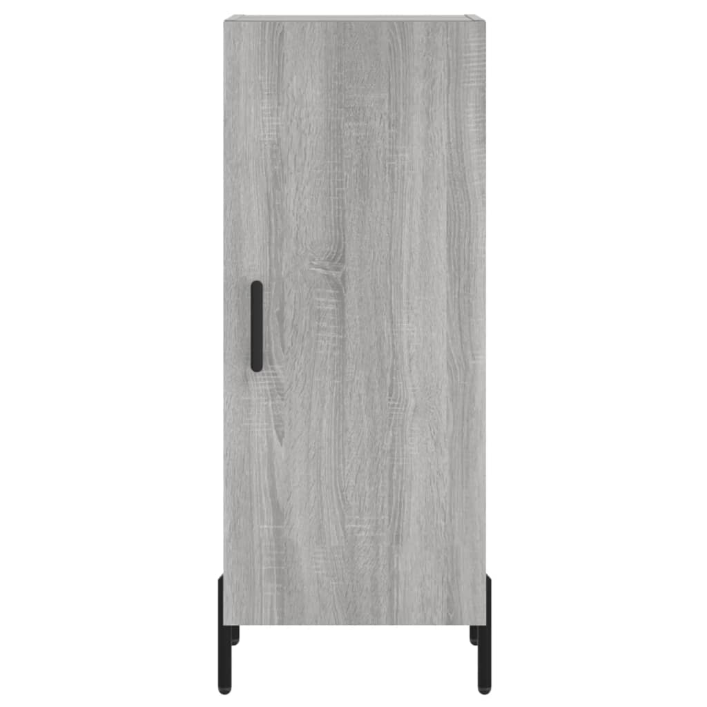 Skjenk grå sonoma 34,5x34x90 cm konstruert tre