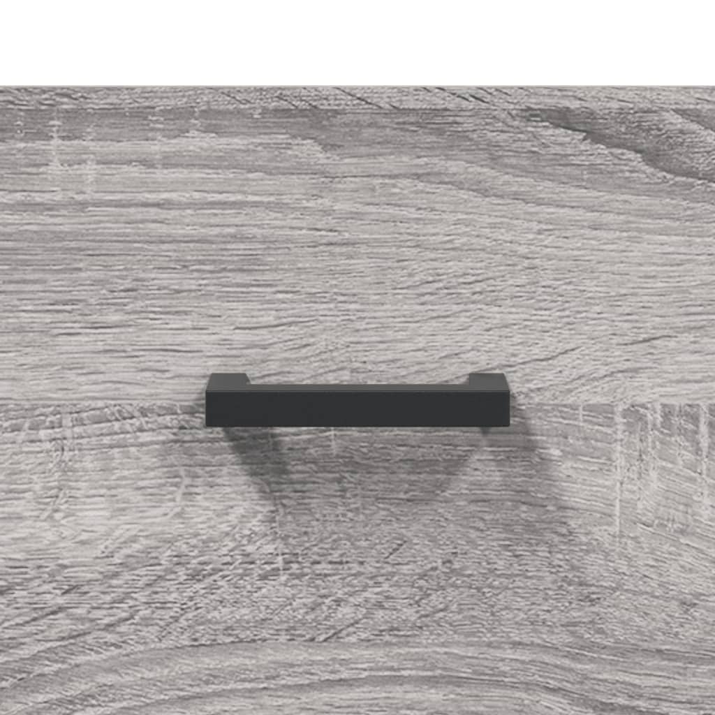Skjenk grå sonoma 34,5x34x90 cm konstruert tre