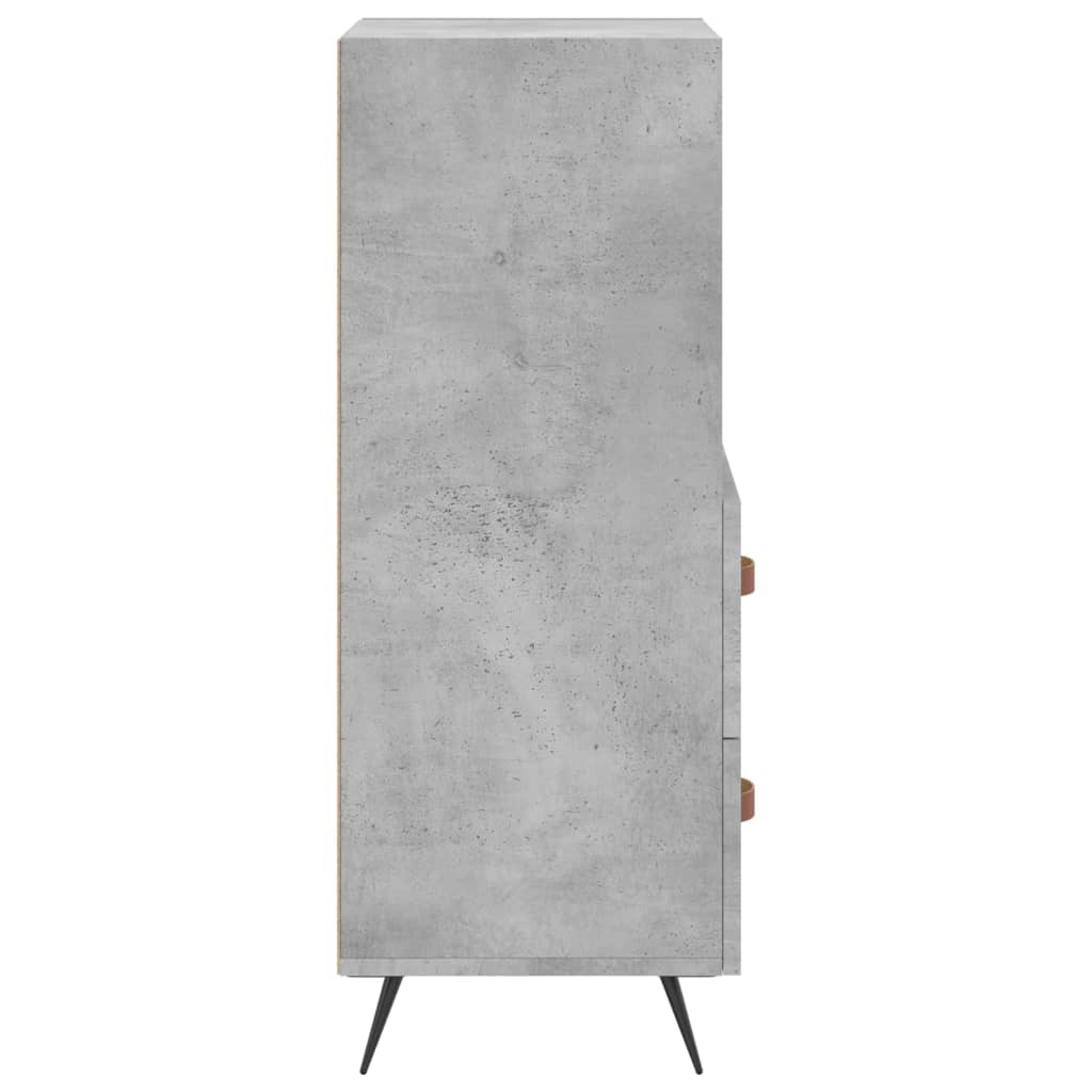 Skjenk betonggrå 34,5x34x90 cm konstruert tre