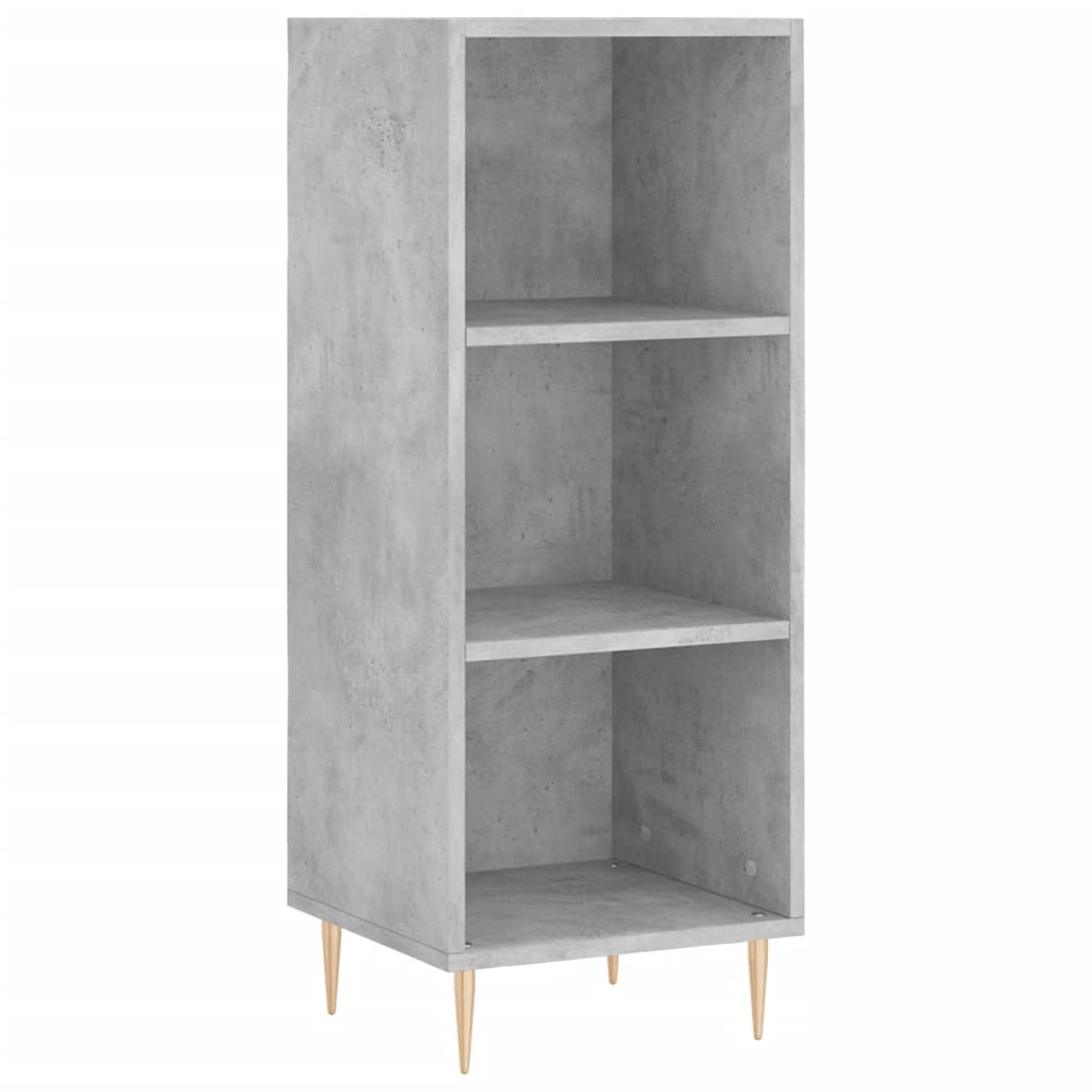 Skjenk betonggrå 34,5x32,5x90 cm konstruert tre