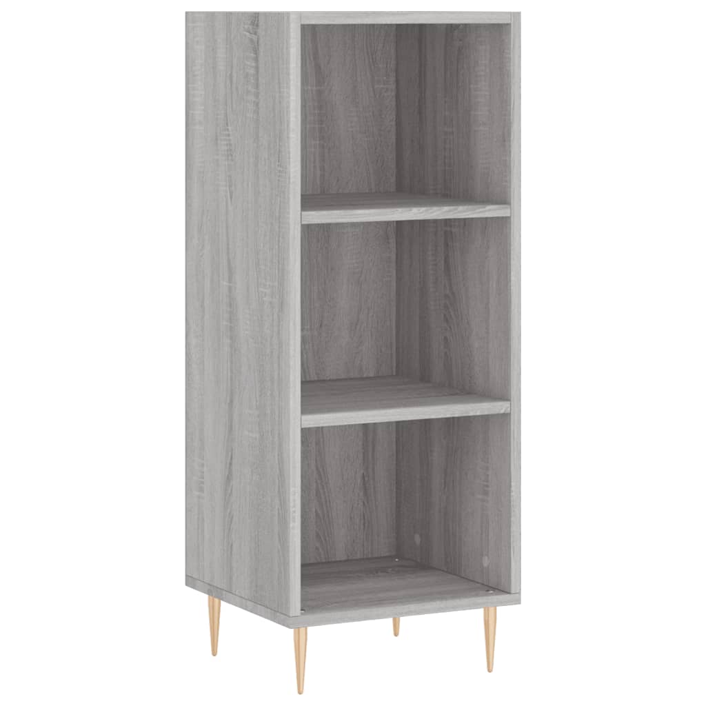Skjenk grå sonoma 34,5x32,5x90 cm konstruert tre