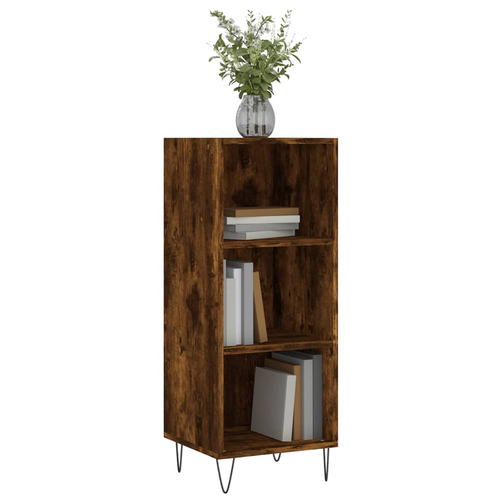 Skjenk røkt eik 34,5x32,5x90 cm konstruert tre