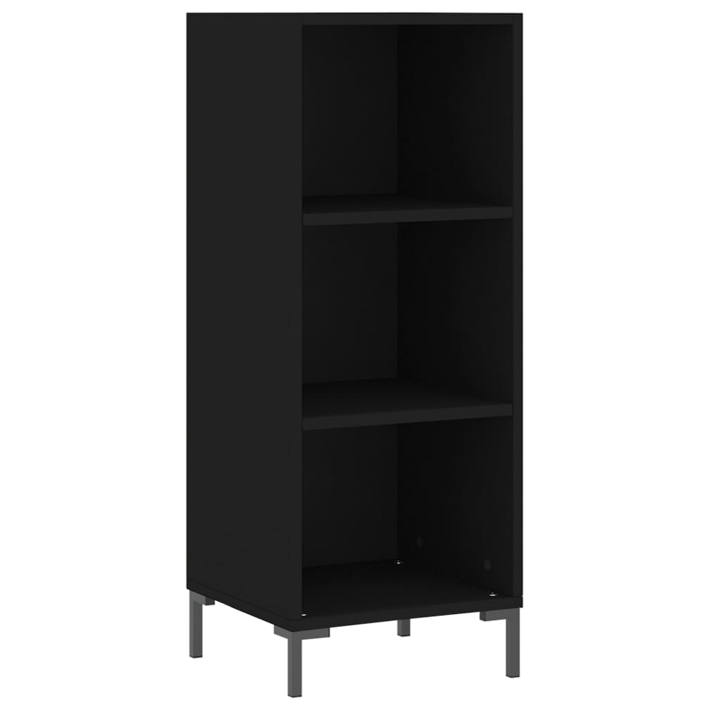 Skjenk svart 34,5x32,5x90 cm konstruert tre