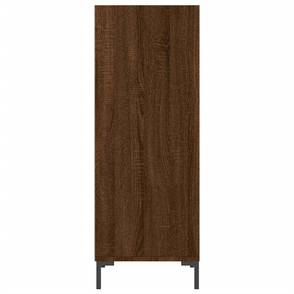 Skjenk brun eik 34,5x32,5x90 cm konstruert tre