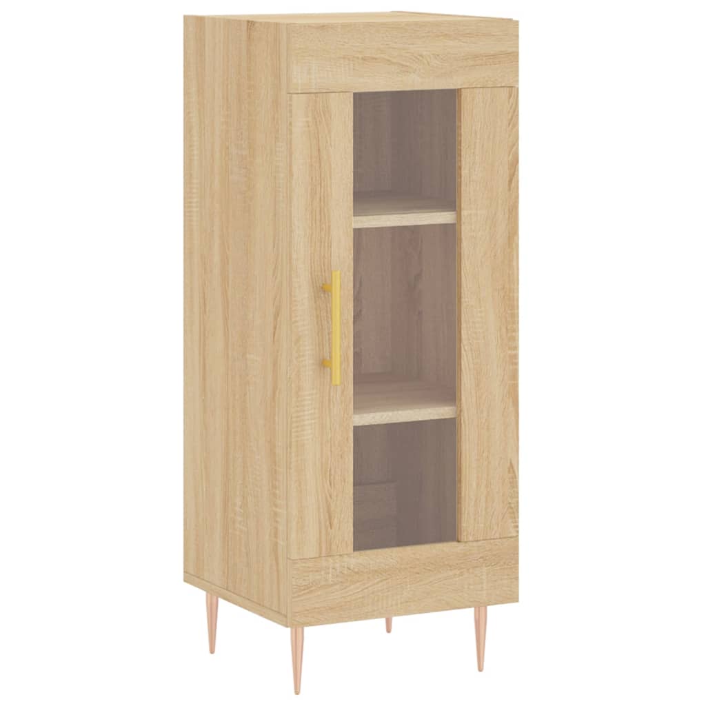 Skjenk sonoma eik 34,5x34x90 cm konstruert tre vidaXL