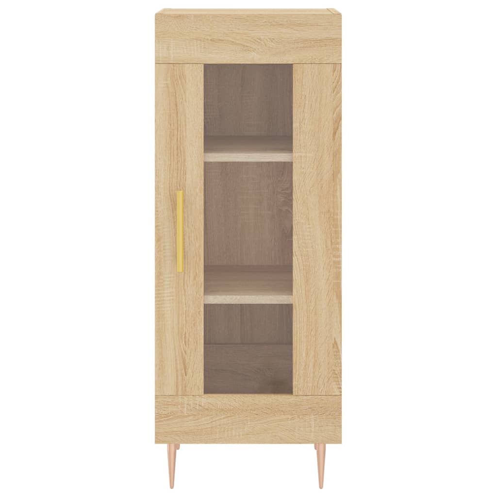 Skjenk sonoma eik 34,5x34x90 cm konstruert tre vidaXL