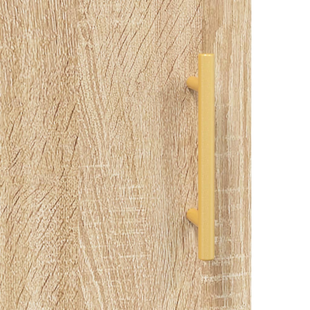 Skjenk sonoma eik 34,5x34x90 cm konstruert tre vidaXL