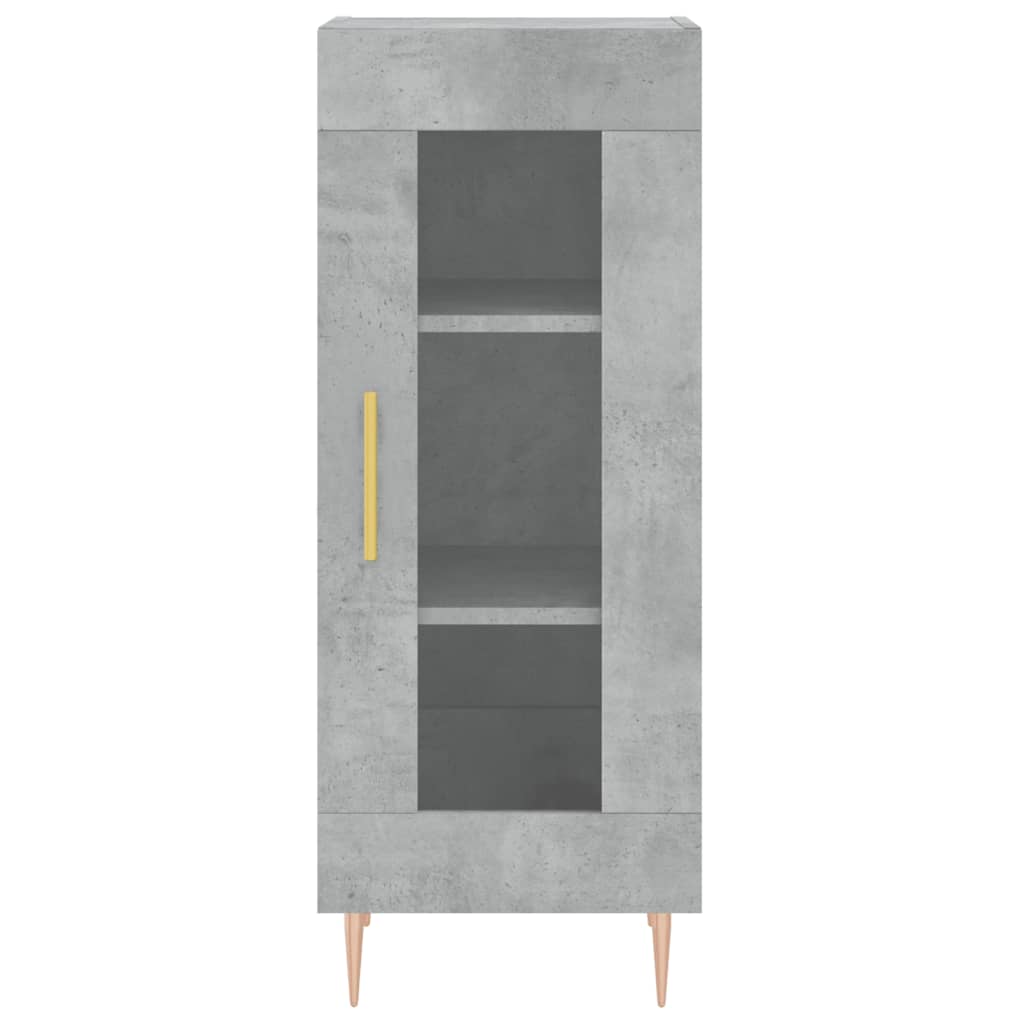 Skjenk betonggrå 34,5x34x90 cm konstruert tre