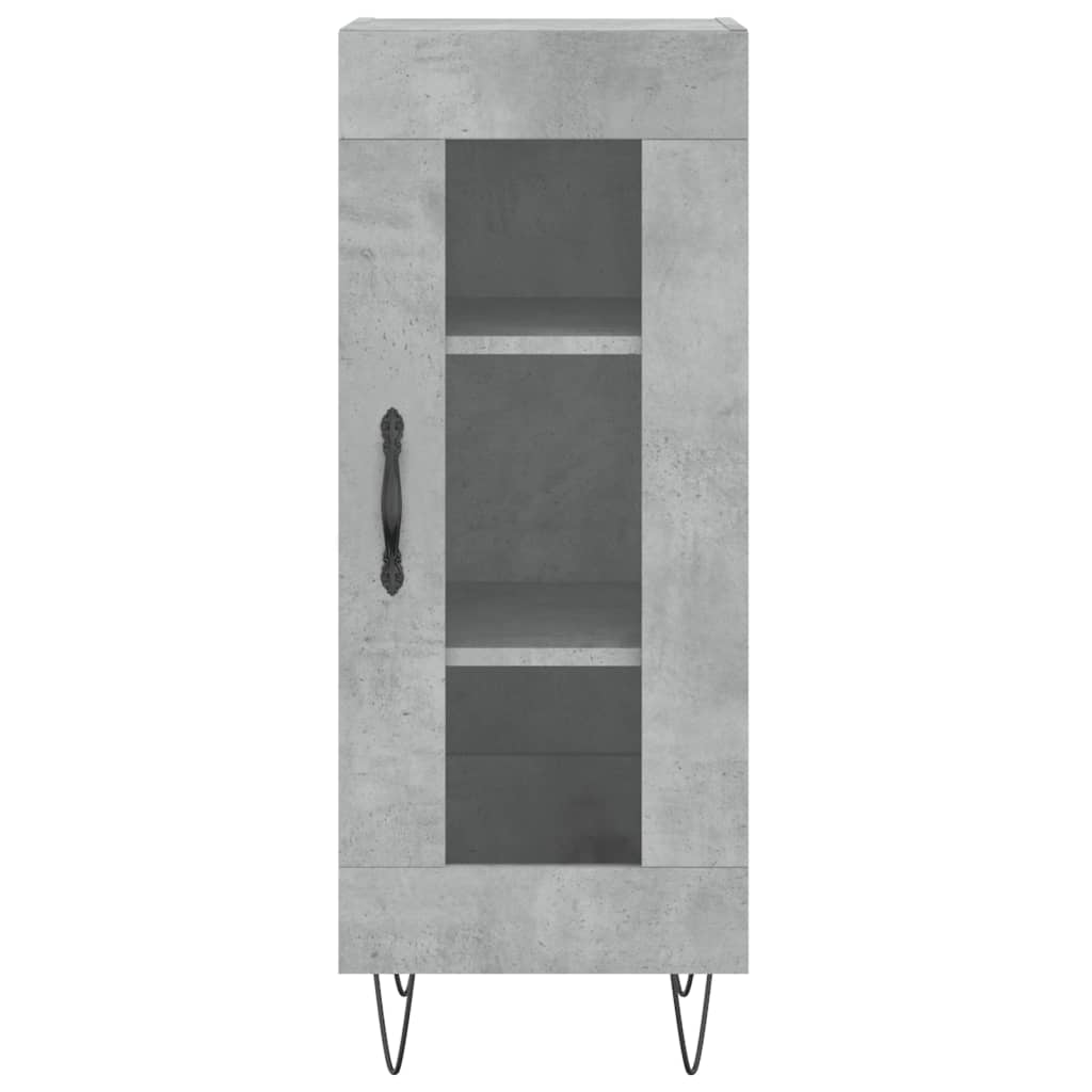 Skjenk betonggrå 34,5x34x90 cm konstruert tre