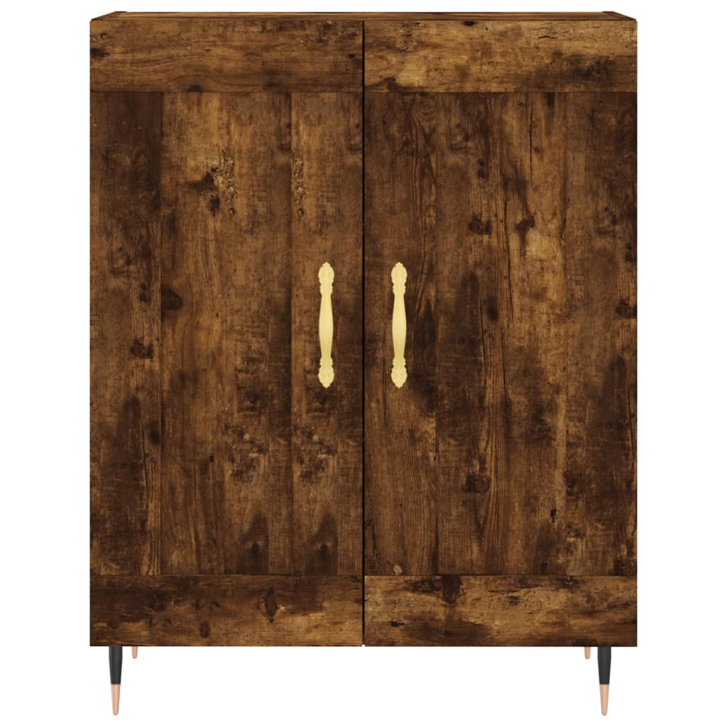 Skjenk røkt eik 69,5x34x90 cm konstruert tre
