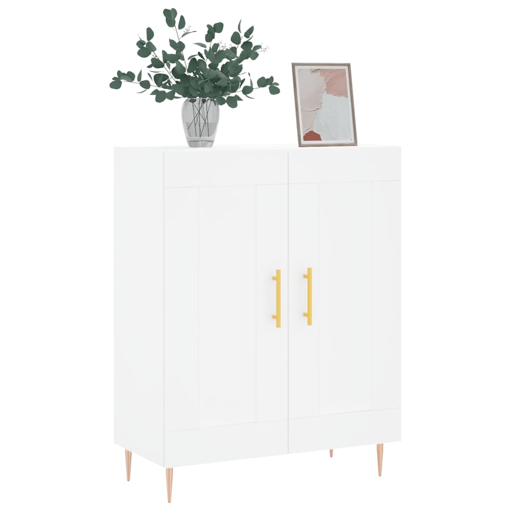 Skjenk hvit 69,5x34x90 cm konstruert tre vidaXL