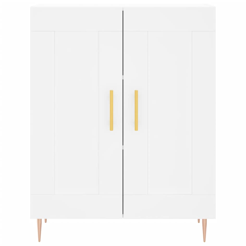 Skjenk hvit 69,5x34x90 cm konstruert tre vidaXL