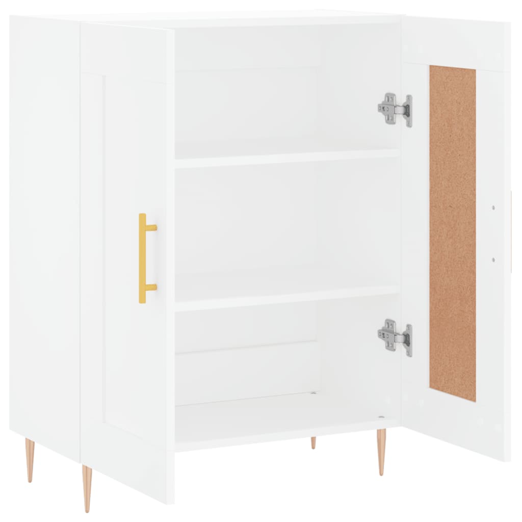 Skjenk hvit 69,5x34x90 cm konstruert tre vidaXL