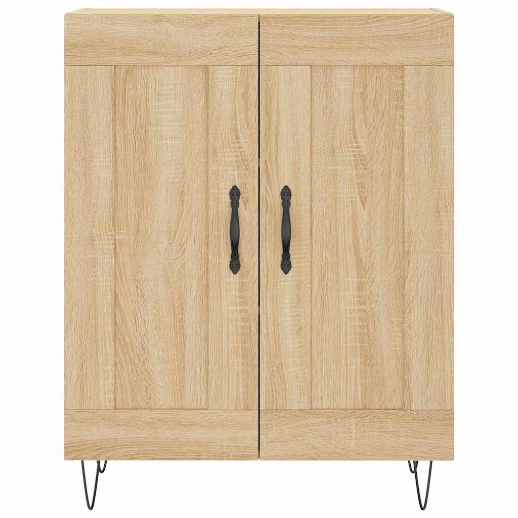 Skjenk sonoma eik 69,5x34x90 cm konstruert tre