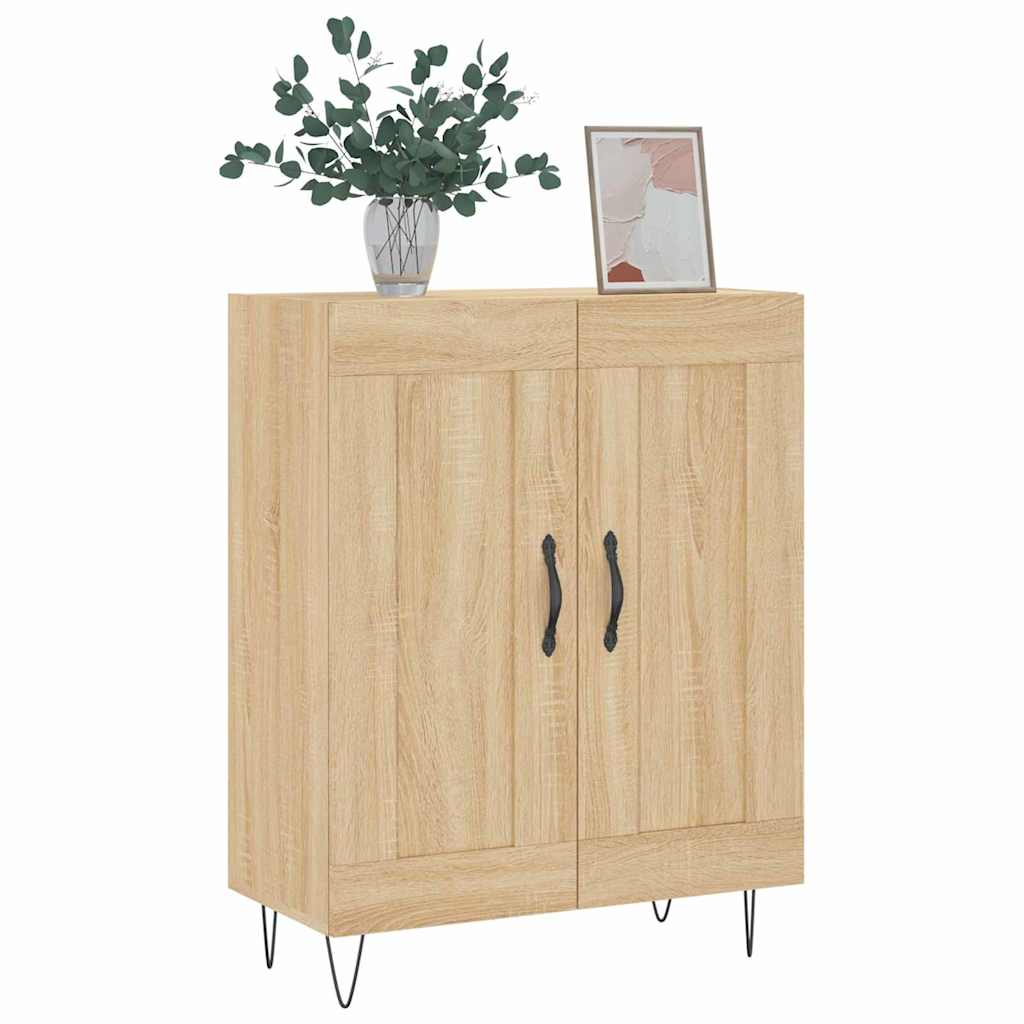 Skjenk sonoma eik 69,5x34x90 cm konstruert tre