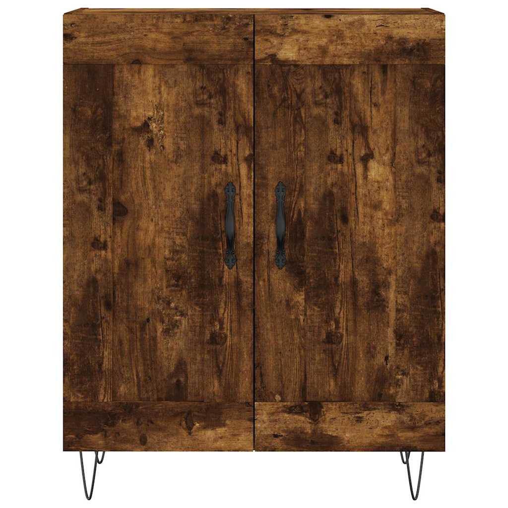 Skjenk røkt eik 69,5x34x90 cm konstruert tre