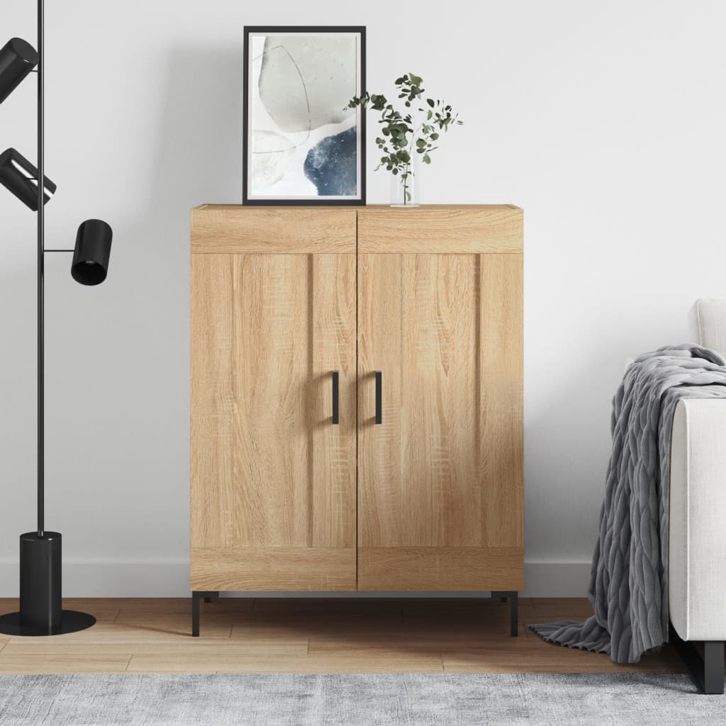 Skjenk sonoma eik 69,5x34x90 cm konstruert tre