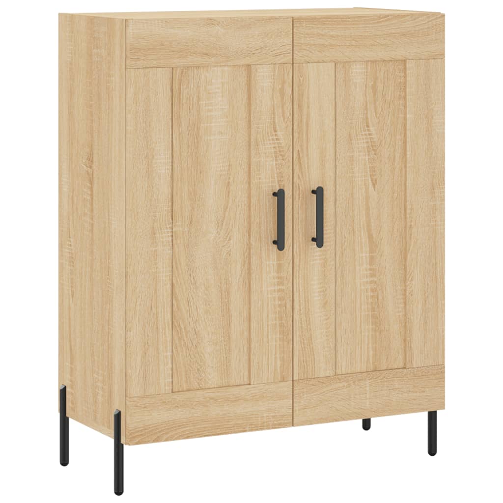 Skjenk sonoma eik 69,5x34x90 cm konstruert tre vidaXL
