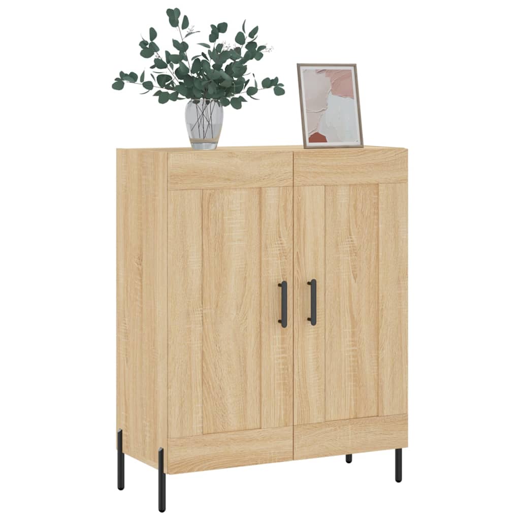 Skjenk sonoma eik 69,5x34x90 cm konstruert tre vidaXL