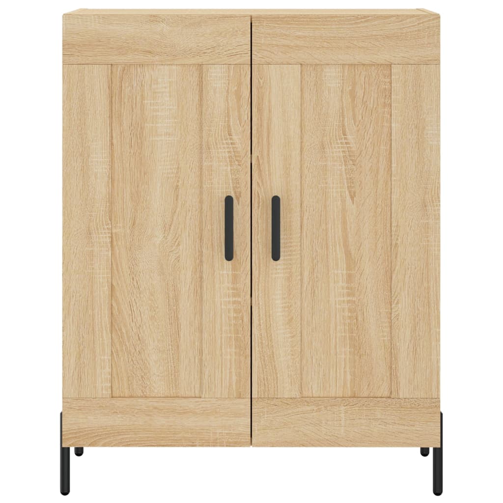 Skjenk sonoma eik 69,5x34x90 cm konstruert tre vidaXL