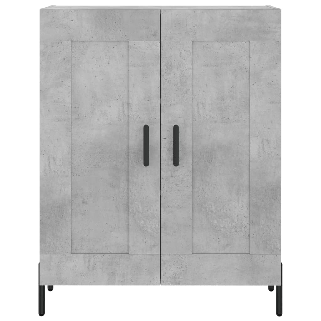 Skjenk betonggrå 69,5x34x90 cm konstruert tre