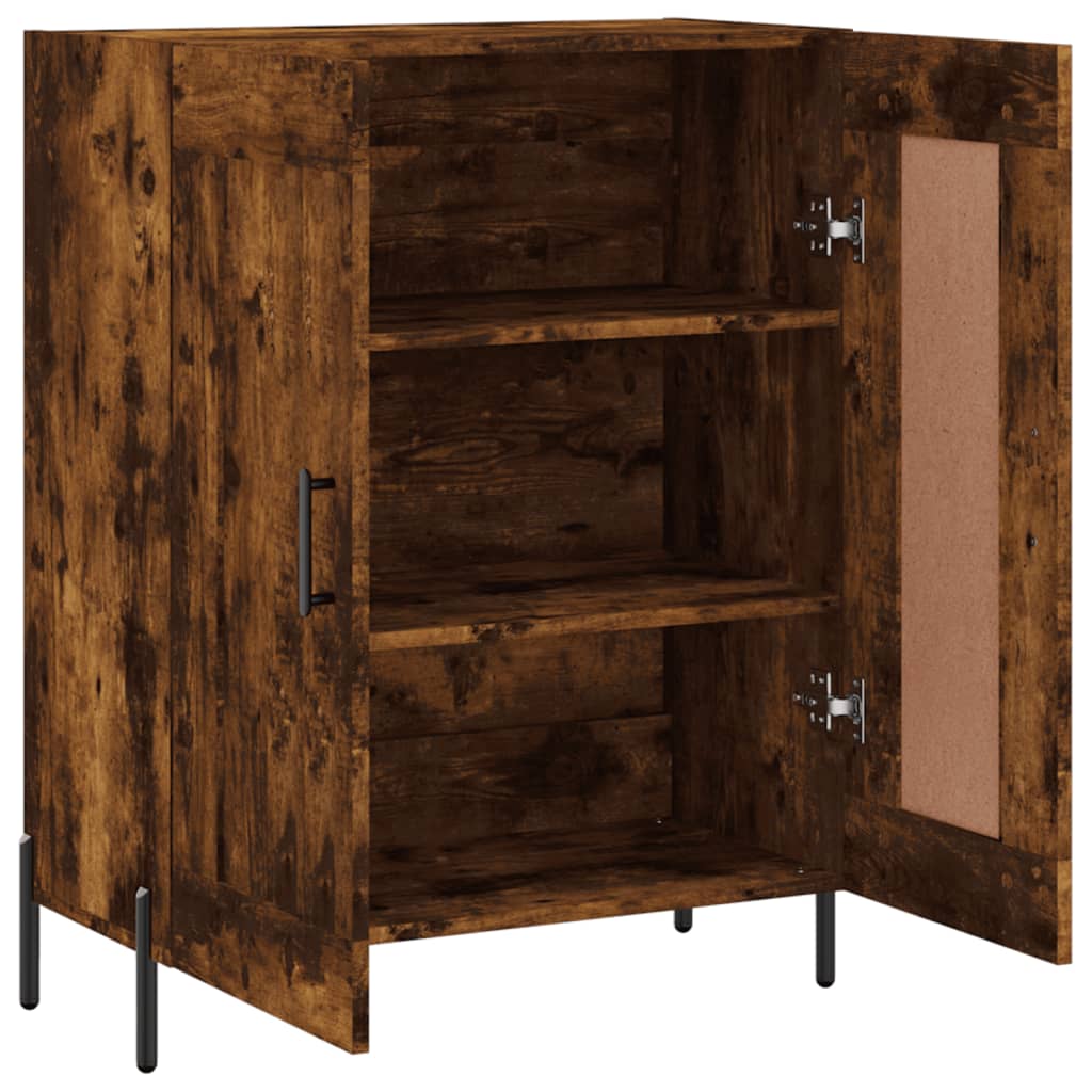 Skjenk røkt eik 69,5x34x90 cm konstruert tre