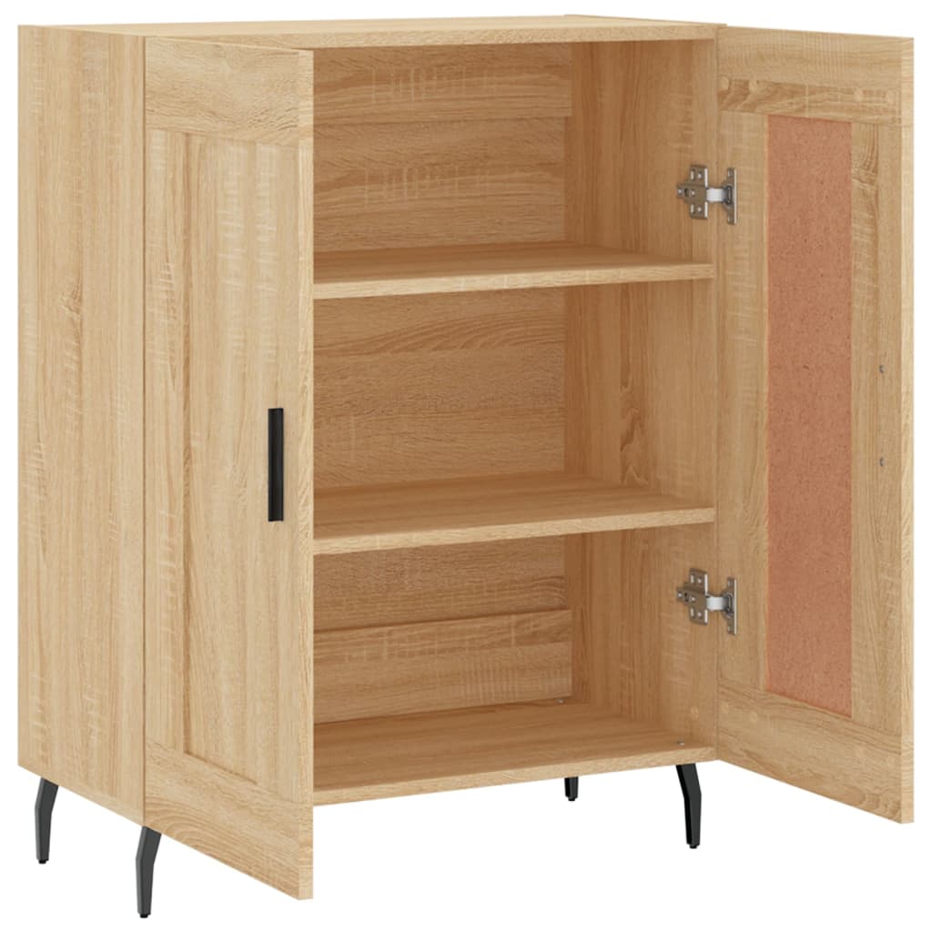 Skjenk sonoma eik 69,5x34x90 cm konstruert tre