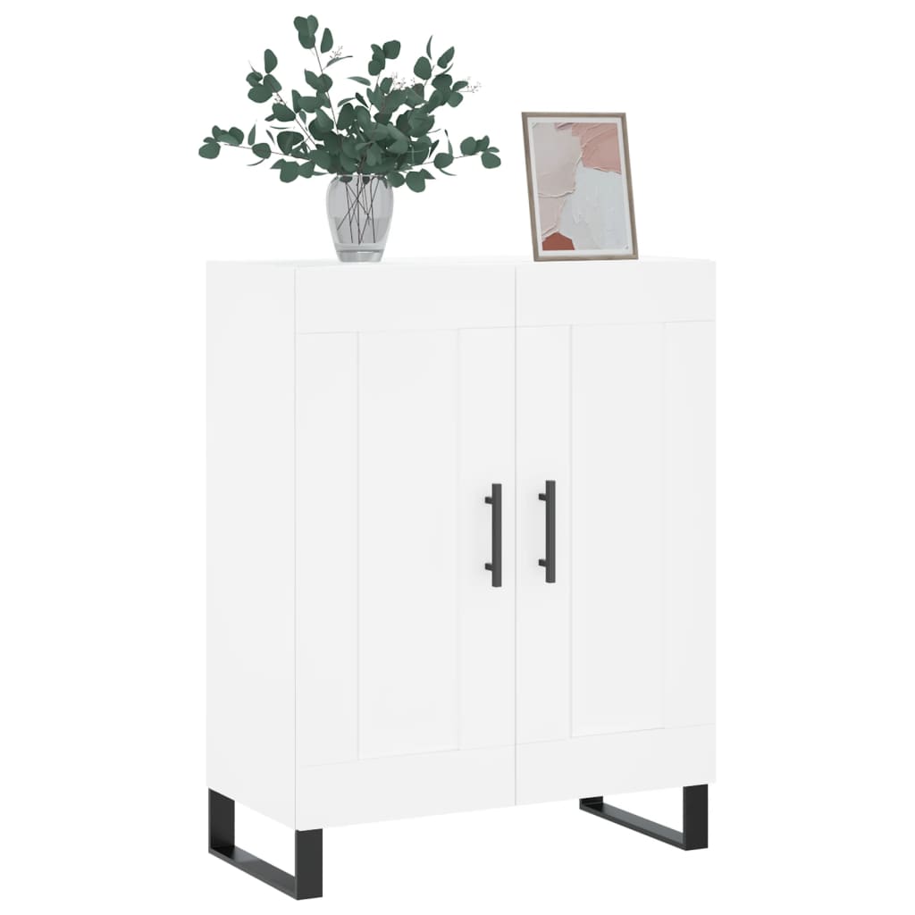 Skjenk hvit 69,5x34x90 cm konstruert tre vidaXL