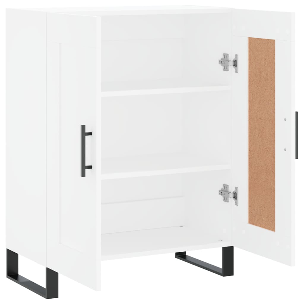 Skjenk hvit 69,5x34x90 cm konstruert tre vidaXL