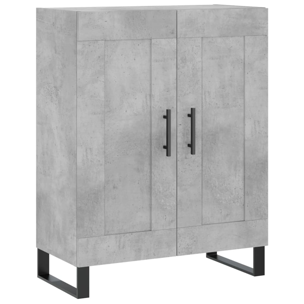 Skjenk betonggrå 69,5x34x90 cm konstruert tre