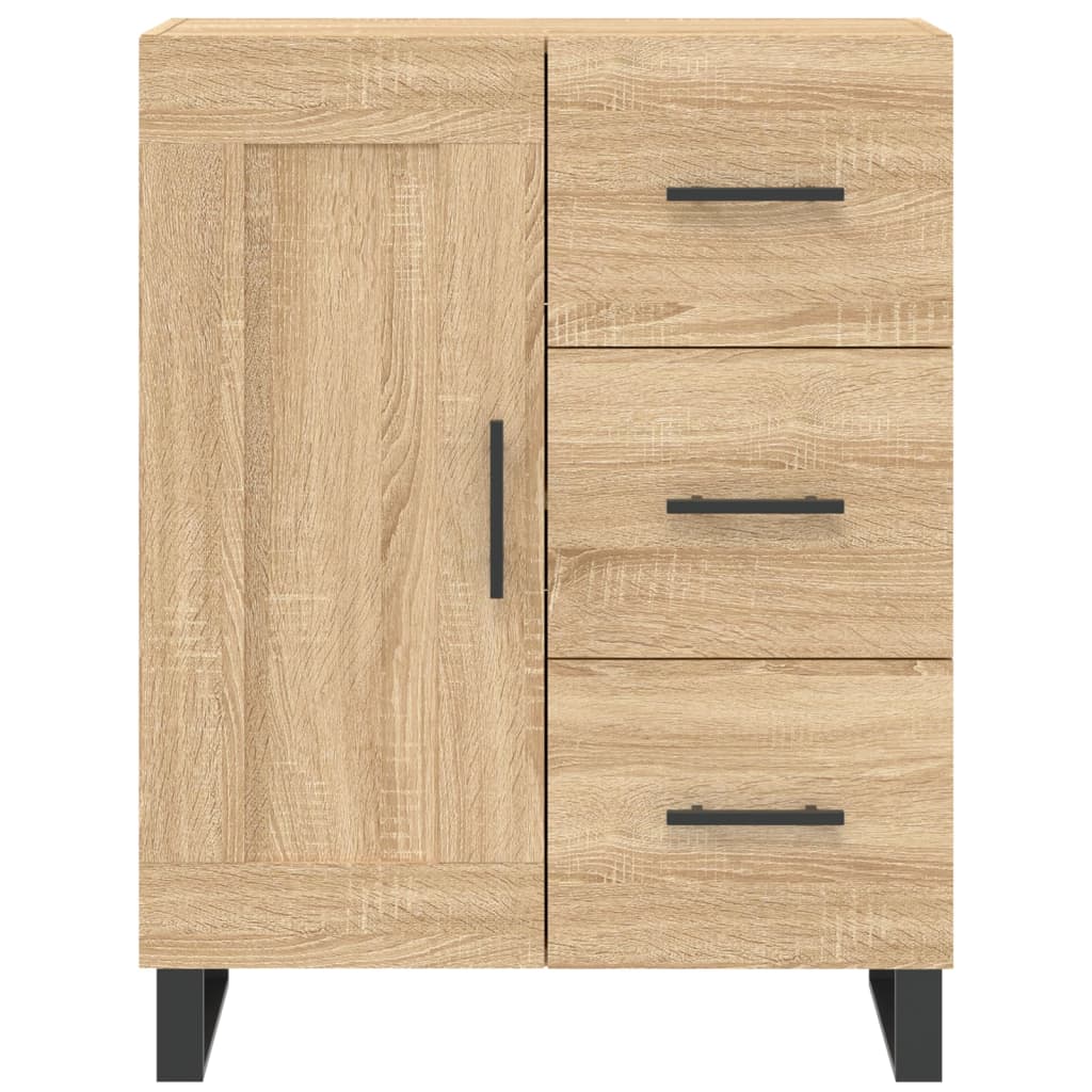 Skjenk sonoma eik 69,5x34x90 cm konstruert tre