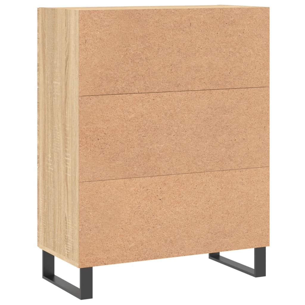 Skjenk sonoma eik 69,5x34x90 cm konstruert tre